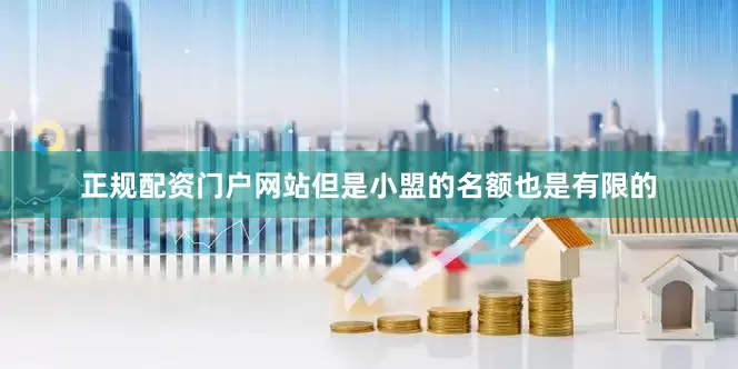 正规配资门户网站但是小盟的名额也是有限的