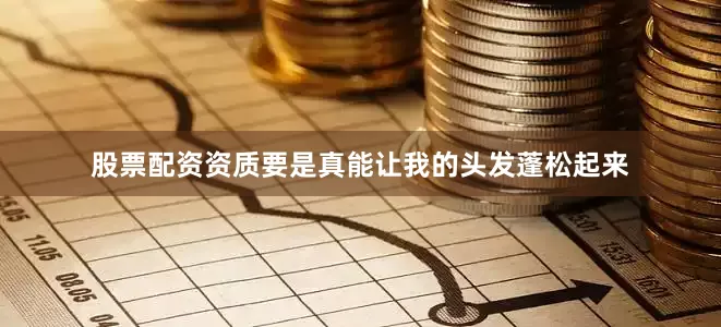 股票配资资质要是真能让我的头发蓬松起来
