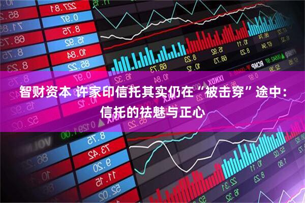 智财资本 许家印信托其实仍在“被击穿”途中：信托的祛魅与正心