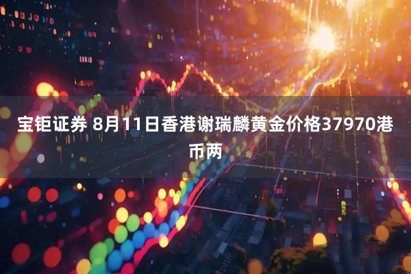 宝钜证券 8月11日香港谢瑞麟黄金价格37970港币两
